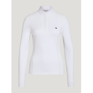 Wedstrijdpolo Tommy Hilfiger Equestrian winter Verona dames lange mouwen Wedstrijdpolo Tommy Hilfiger Equestrian winter Verona dames lange mouwen