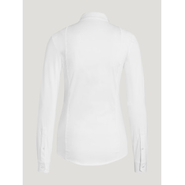Wedstrijdpolo Tommy Hilfiger Equestrian New Jersey met lange mouwen voor dames Wedstrijdpolo Tommy Hilfiger Equestrian New Jersey met lange mouwen voor dames