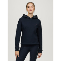 Dameshoodie Tommy Hilfiger Equestrian Strass Laurens Marineblauw Dameshoodie Tommy Hilfiger Equestrian Strass Laurens Marineblauw