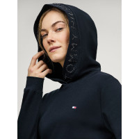 Dameshoodie Tommy Hilfiger Equestrian Strass Laurens Marineblauw Dameshoodie Tommy Hilfiger Equestrian Strass Laurens Marineblauw