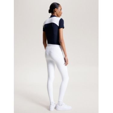 Dames full grip legging Tommy Hilfiger Equestrian Elmira Optisch wit Dames full grip legging Tommy Hilfiger Equestrian Elmira Optisch wit