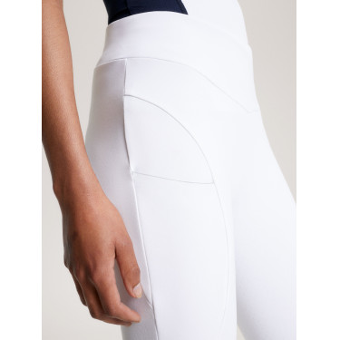 Dames full grip legging Tommy Hilfiger Equestrian Elmira Optisch wit Dames full grip legging Tommy Hilfiger Equestrian Elmira Optisch wit