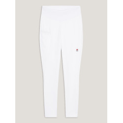 Dames full grip legging Tommy Hilfiger Equestrian Elmira Optisch wit Dames full grip legging Tommy Hilfiger Equestrian Elmira Optisch wit