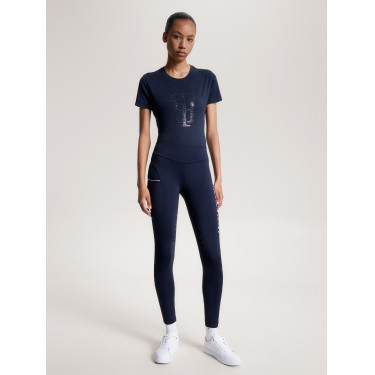 Dames full grip legging Tommy Hilfiger Equestrian Elmira Woestijnlucht Blauw Dames full grip legging Tommy Hilfiger Equestrian Elmira Woestijnlucht Blauw
