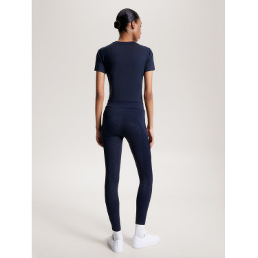 Dames full grip legging Tommy Hilfiger Equestrian Elmira Woestijnlucht Blauw Dames full grip legging Tommy Hilfiger Equestrian Elmira Woestijnlucht Blauw