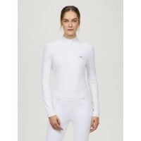 Wedstrijdbloes Tommy Hilfiger Equestrian Taylor Strass lange mouwen Optisch wit Wedstrijdbloes Tommy Hilfiger Equestrian Taylor Strass lange mouwen Optisch wit