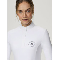 Wedstrijdbloes Tommy Hilfiger Equestrian Taylor Strass lange mouwen Optisch wit Wedstrijdbloes Tommy Hilfiger Equestrian Taylor Strass lange mouwen Optisch wit
