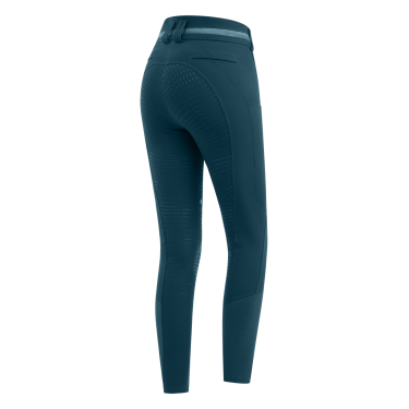 Rijbroek ELT Maja Glam Curved met hoge taille Petrolblauw