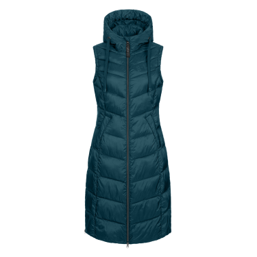 Lange en lichte bodywarmer ELT Oostende Petrolblauw