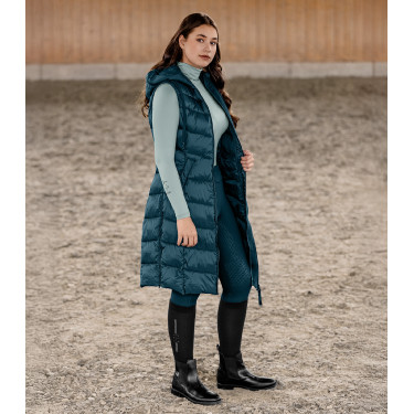 Lange en lichte bodywarmer ELT Oostende Petrolblauw