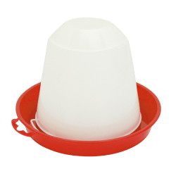 Kunststof drinkbak Kerbl Hobbyfarming Wit / rood
