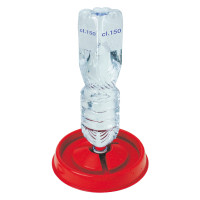 Drinkbak voor plastic fles Kerbl Hobbyfarming Rood