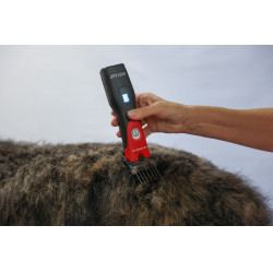 Draadloze tondeuse Favorita CLi Aesculap Rood