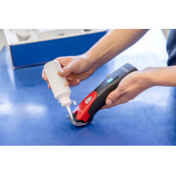 Draadloze tondeuse Favorita CLi Aesculap Rood