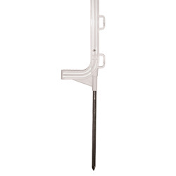 PVC Premium weidepaal AKO Wit PVC Premium weidepaal AKO Wit