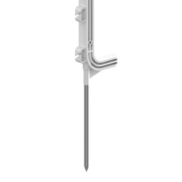 PVC Premium weidepaal AKO Wit PVC Premium weidepaal AKO Wit