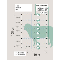 TitanNet Premium Vario AKO Wit / blauw TitanNet Premium Vario AKO Wit / blauw