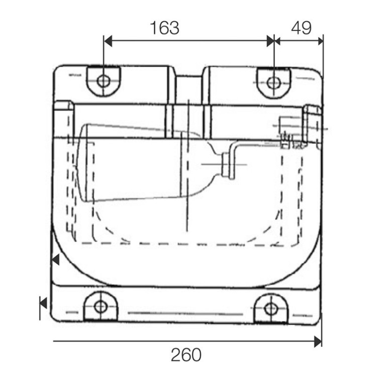 Polyflex Standaard drinkbak La Gee met constant waterniveau Polyflex Standaard drinkbak La Gee met constant waterniveau