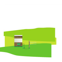 Ingraafbare hoogspanningskabel Premium AKO Groen