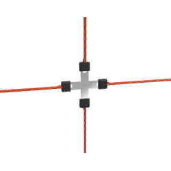 Kruisconnector voor Litzclip®-draad AKO