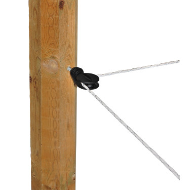 EconomyLine AKO hechtkoord voor afrastering met kruiswinding Wit