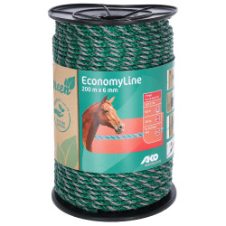 EconomyLine AKO afrasteringskoordje Groen / grijs