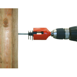 Schroefbit voor AKO ring- en clipisolator Rood