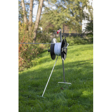 Super haspel met handgreep en bevestiging voor montage op de AKO-houder Zwart Super haspel met handgreep en bevestiging voor montage op de AKO-houder Zwart