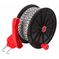 Afsluitdraad op AKO-haspel Wit / zwart Afsluitdraad op AKO-haspel Wit / zwart