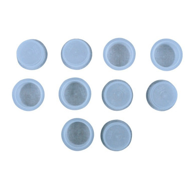 Zakje met 5 transparante La Gee-doppen Polyfirst