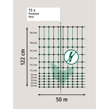 Premium gevogelte-net AKO Groen