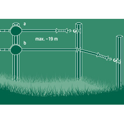 FlexiGate 19 m AKO Zwart FlexiGate 19 m AKO Zwart