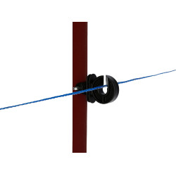 AKO hoekpaalisolator met pen Zwart