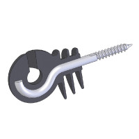 Premium BIG AKO ringisolator Zwart