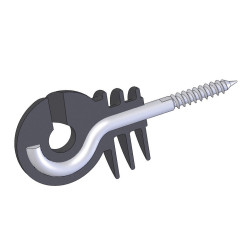 Premium BIG AKO ringisolator Zwart