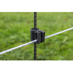 Aanvullende isolator voor ronde en ovale palen AKO Zwart