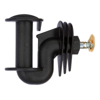 AKO Cavallo hoekisolator voor lint Zwart AKO Cavallo hoekisolator voor lint Zwart