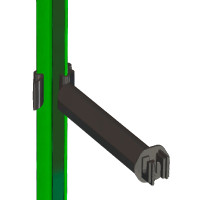 AKO T-Post afstandsisolator Zwart