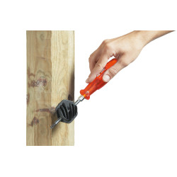 Isolator voor Easy Cord AKO koordje Zwart Isolator voor Easy Cord AKO koordje Zwart