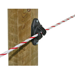 Isolator voor Easy Cord AKO koordje Zwart Isolator voor Easy Cord AKO koordje Zwart