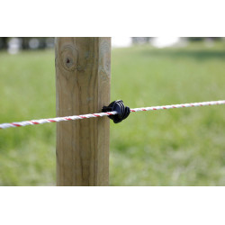 Isolator voor Easy Cord AKO koordje Zwart Isolator voor Easy Cord AKO koordje Zwart