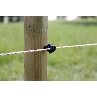 Isolator voor Easy Cord AKO koordje Zwart Isolator voor Easy Cord AKO koordje Zwart