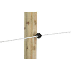 Isolator voor Easy Cord AKO koordje Zwart Isolator voor Easy Cord AKO koordje Zwart