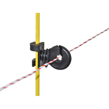 Extra ronde clip-isolator AKO Zwart