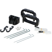 Complete openingsset voor Kerbl Hobbyfarming netten Zwart Complete openingsset voor Kerbl Hobbyfarming netten Zwart