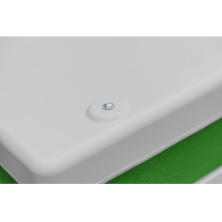 Mobiele kippenren Kerbl Hobbyfarming Groen / wit