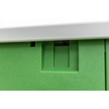 Mobiele kippenren Kerbl Hobbyfarming Groen / wit