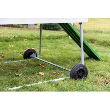 Mobiele kippenren Kerbl Hobbyfarming Groen / wit