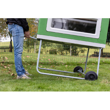 Mobiele kippenren Kerbl Hobbyfarming Groen / wit