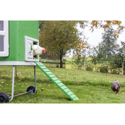 Mobiele kippenren Kerbl Hobbyfarming Groen / wit